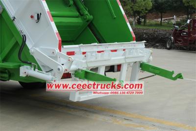 ISUZU mini ELF NKR 5CBM rear loader garbage truck