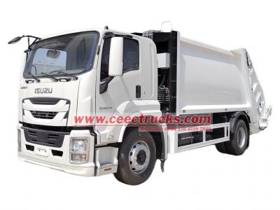 ISUZU 10CBM garbage compactor truck for sale