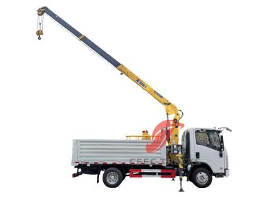 Isuzu NPR 190hp boom crane truck