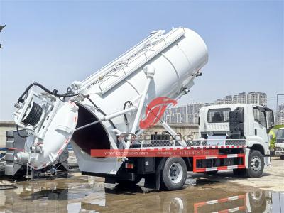 ISUZU FTR 12000L combination sewer truck for sale