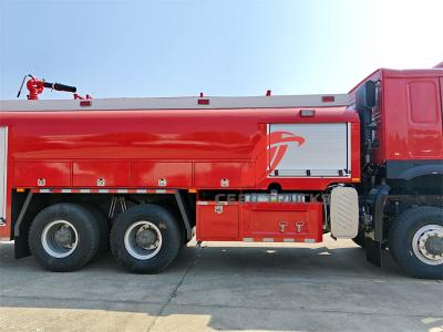 HOWO 6x6 water tank fire lorry
