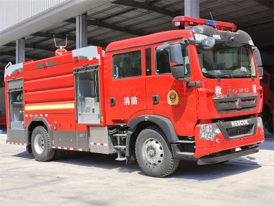 SINOTRUK HOWO fire department tanker truck