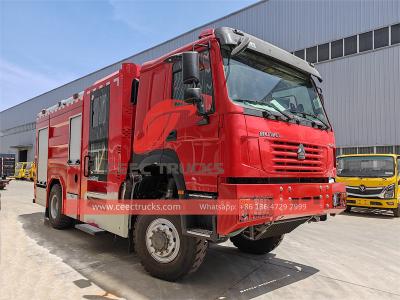 HOWO 4x4 fire fighting lorry