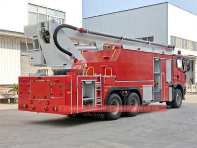 Howo 32m high lift fire water truck