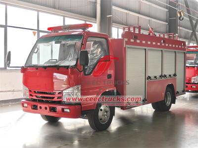 Isuzu 120HP light duty tanker fire department truck