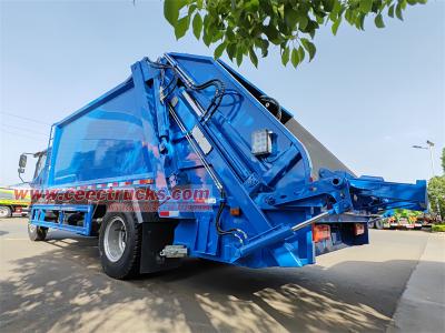 Zambia FAW 4X4 8cbm rear loader compactor
