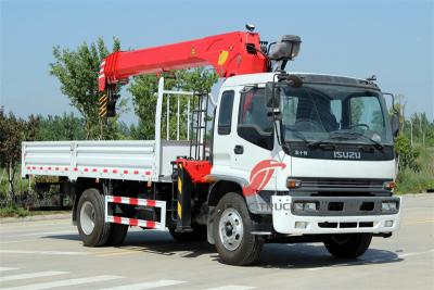 Africa Isuzu FTR 205HP boom crane cargo truck