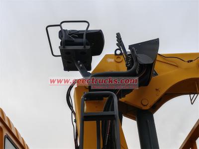 FAW 6x4 RHD 8tons boom crane truck