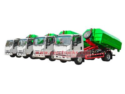 Isuzu ELF swing arm garbage truck