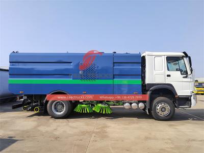 Africa Howo 300HP garbage road sweeper truck