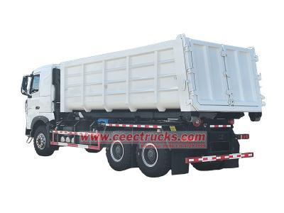 Howo 10 wheels hook loader truck