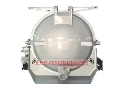 sludge vacuum pump tanker truck  upper body