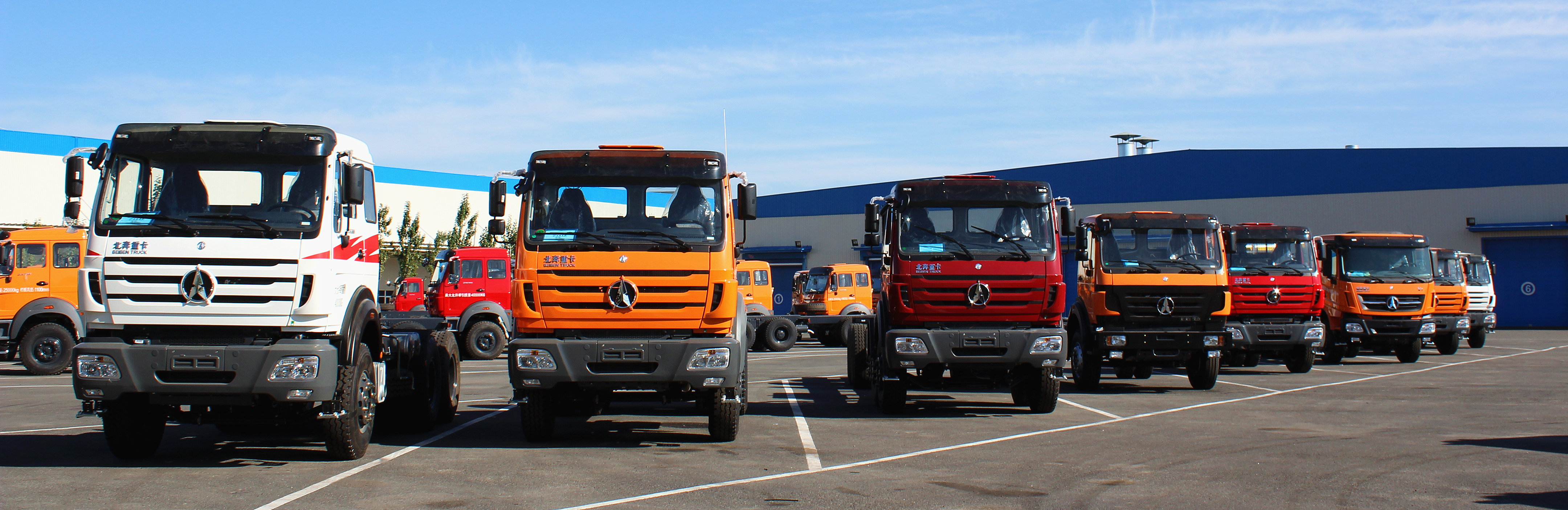 Beiben tractor trucks in factory stock for quick delivery