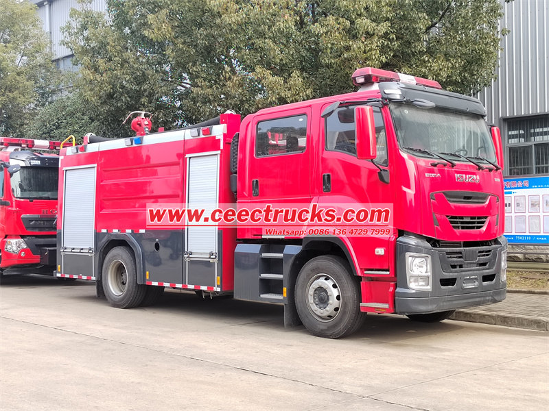 Правильный метод работы Isuzu Fire Fighting Truck