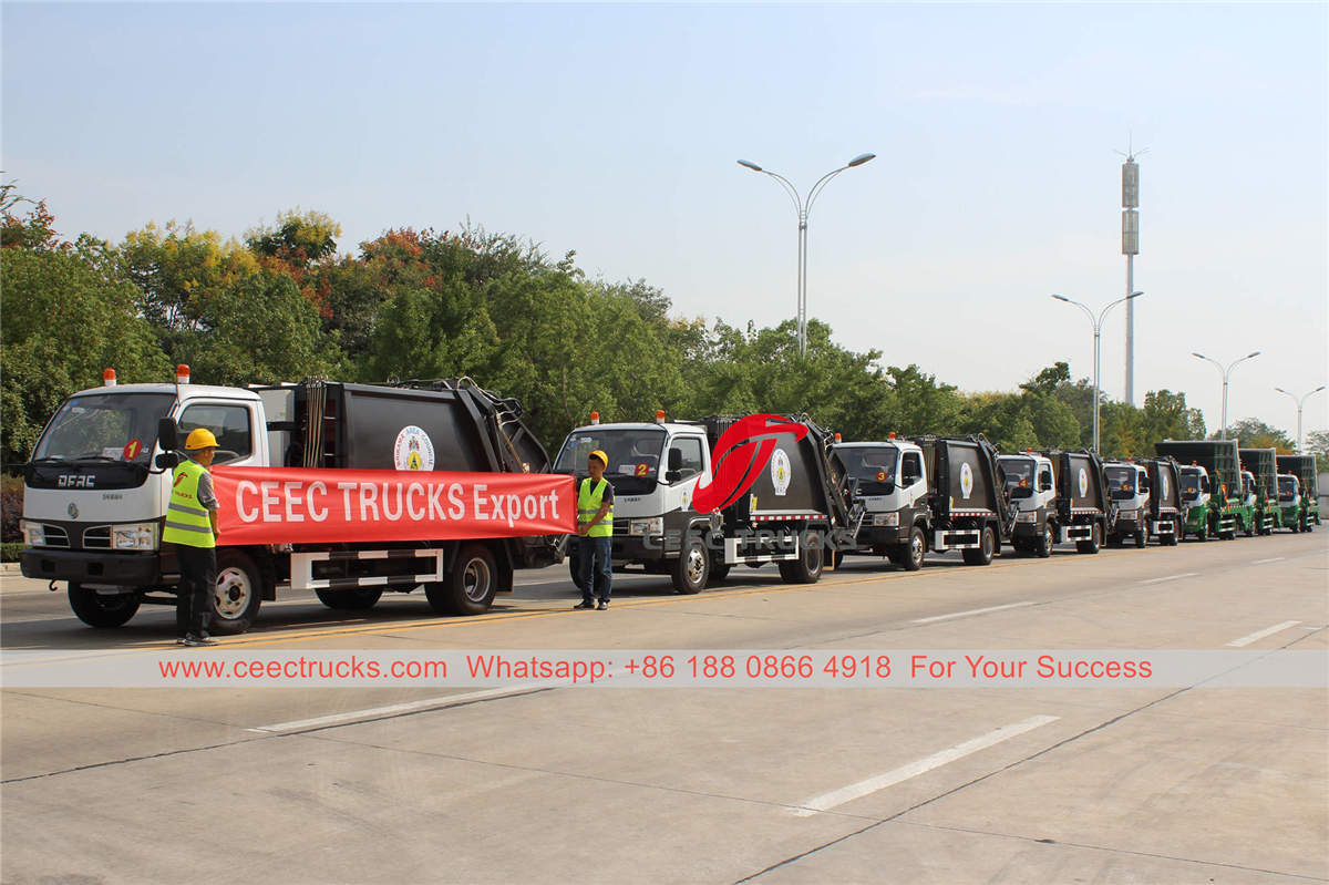 8 единиц мусоровозов Dongfeng доставлены в Гамбию