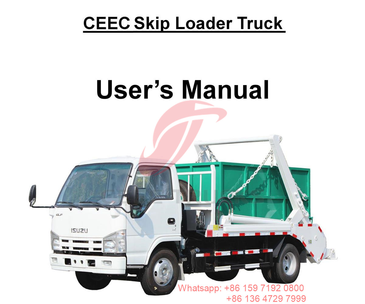 обслуживания mongolia - isuzu 3cbm skip loader truck