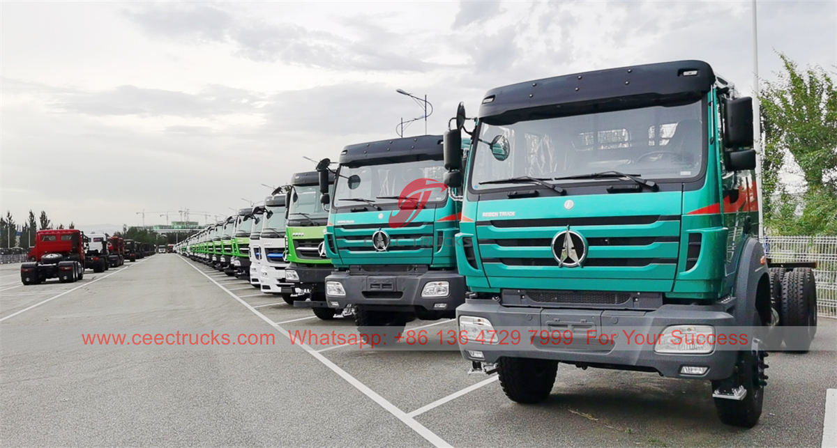 Танзания - от CEEC TRUCKS доставлено 8 единиц грузового шасси Beiben
