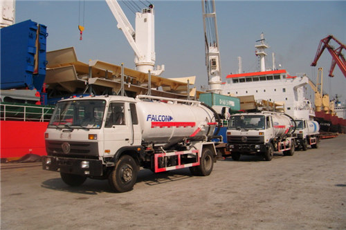 Dongfeng 10CBM вакуумного всасывания грузовик экспорт Гана