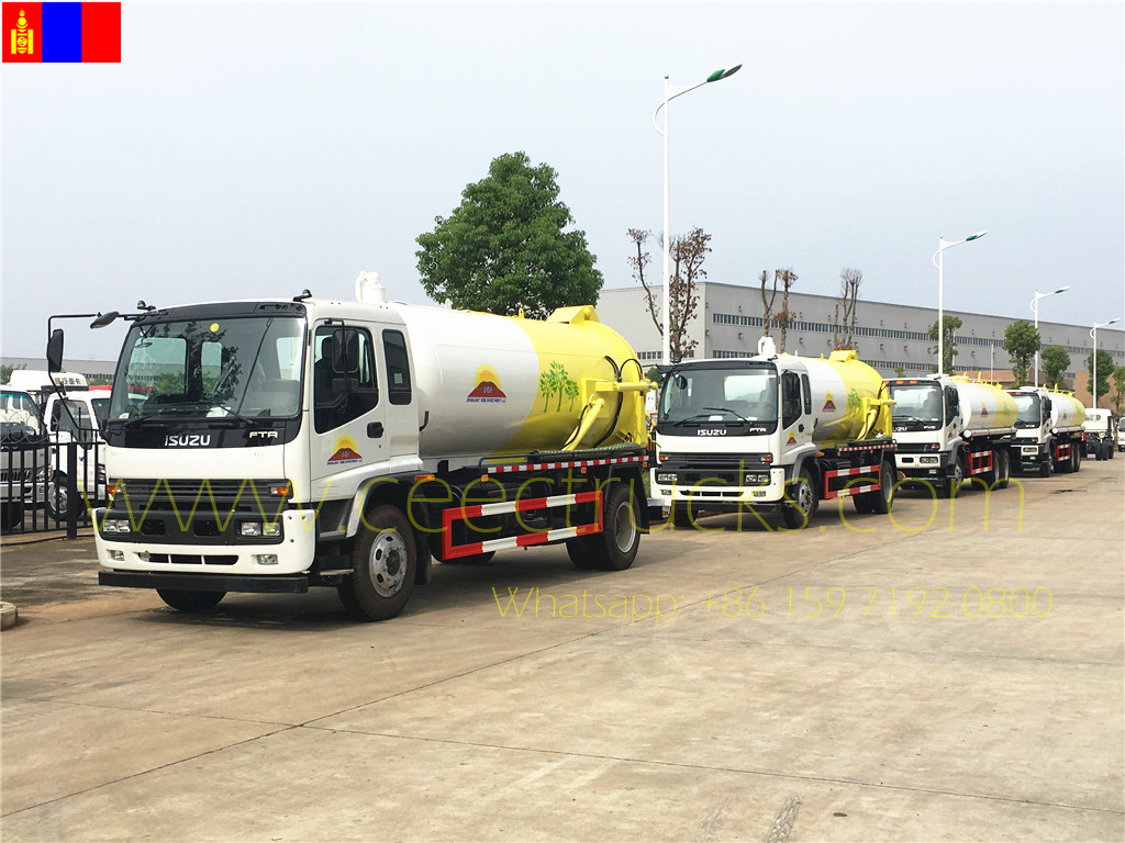 Монголия импортирует санитарные грузовики isuzu из грузовиков ceec