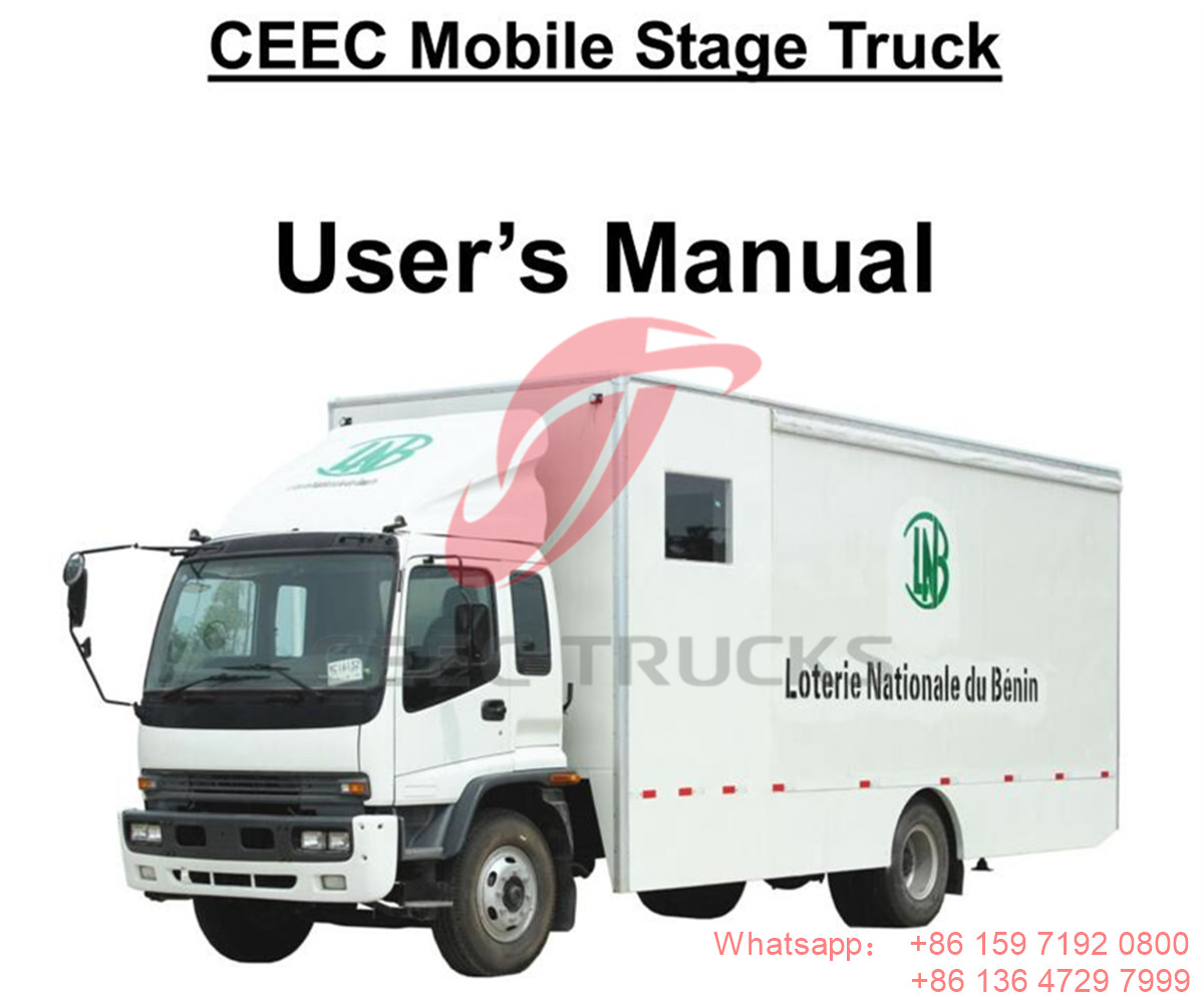 Бенин - ISUZU Mobile показывает руководство по грузовику