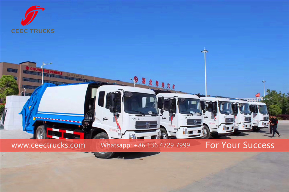 8 единиц dongfeng экспортер мусоровозов во Вьетнам