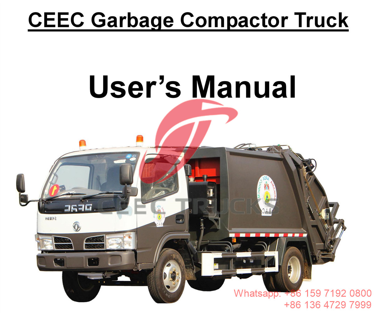 обслуживания gambia - dongfeng 5cbm мусоропогрузчик